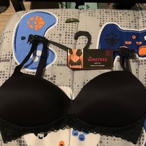 No Boundaries Black Wirefree Lift Bra